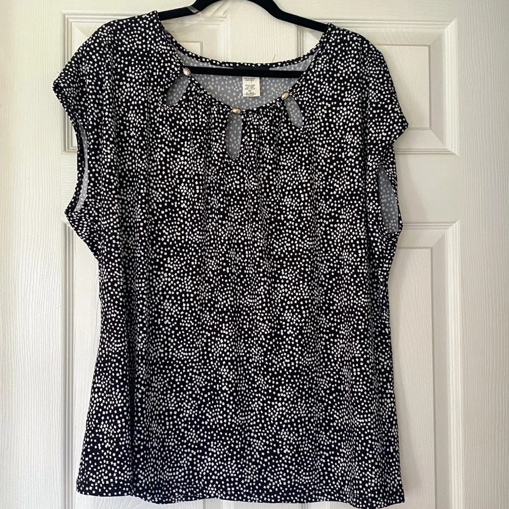 Mandy Evans Black and White Tunic - Picture 2 of 5